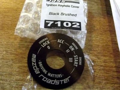Ignition barrel keyhole cover, MX-5, black, JASS Performance