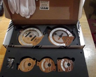 Instrument dial face set, s/s, Mazda MX-5 mk1, 120mph, JASS Performance