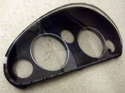 Instrument panel glass, Mazda MX-5 mk1 1992-95, with hole for HRW light, NA0155446B, USED
