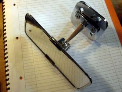 Interior rearview mirror, JASS Performance Vintage style, Mazda MX-5 mk1