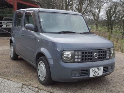 Nissan Cube Sloper, 2004, grey with wheelchair ramp