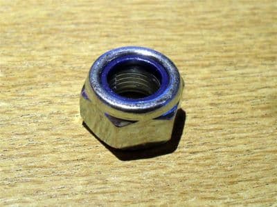 Nut, balljoint, upper or track rod end, Mazda MX-5, nylock