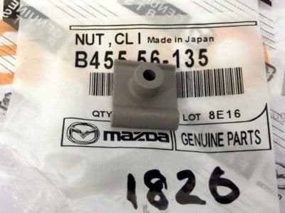 Nut / Clip, rear mudflap, Mazda MX-5 mk2 & mk2.5, 98-05, B45556135