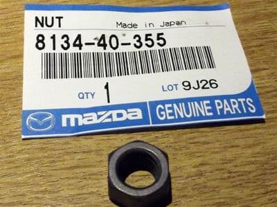 Nut, exhaust downpipe, Mazda MX-5, 813440355