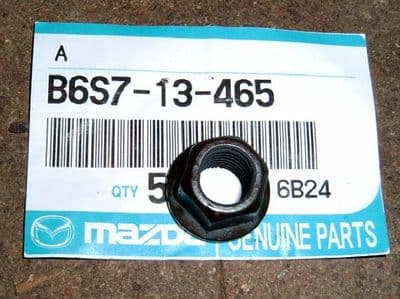 Nut, exhaust manifold, genuine Mazda, MX-5 1.6 mk1, B6S713465