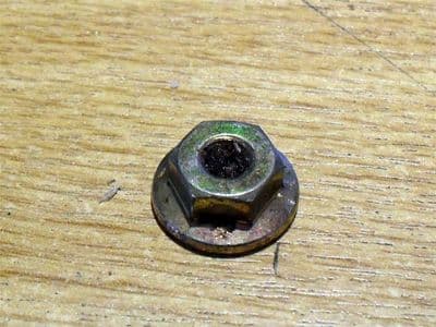 Nut, flange type, Mazda MX-5 rear panel & tail lamp, M5, 999400503, USED