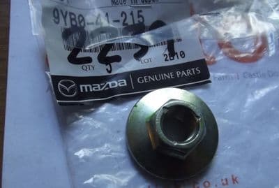 Nut, genuine Mazda MX-5 mk3 RX8, M12, rear trailling link arm, 9YB041215