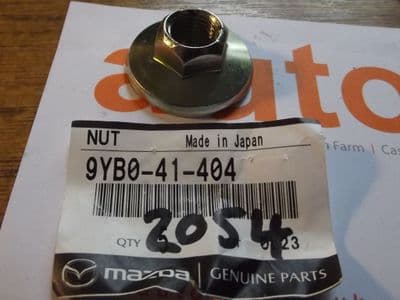 Nut, genuine Mazda MX-5 mk3, RX8, M14, ball joints & suspension, 9YB041404