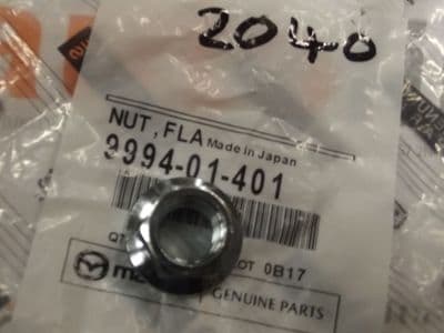 Nut, rear shock absorber, Mazda Bongo, 9YB041408B / 999401401