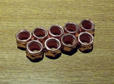 Nuts, exhaust manifold full set, Mazda MX-5, 1989-2005, 9YB101002