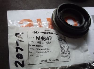 Oil seal,  Mazda Bongo, 4x4 front diff / driveshaft, l/h, M0A727238A, Musashi