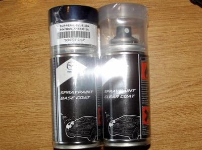 Paint spray kit, genuine Mazda, 22A, Supreme Blue