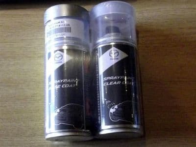 Paint spray kit, genuine Mazda, 22R, Platinum Silver