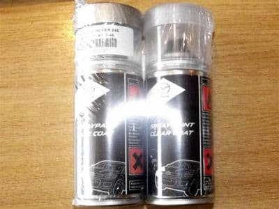 Paint spray kit, genuine Mazda, 24E, Sparkling Silver