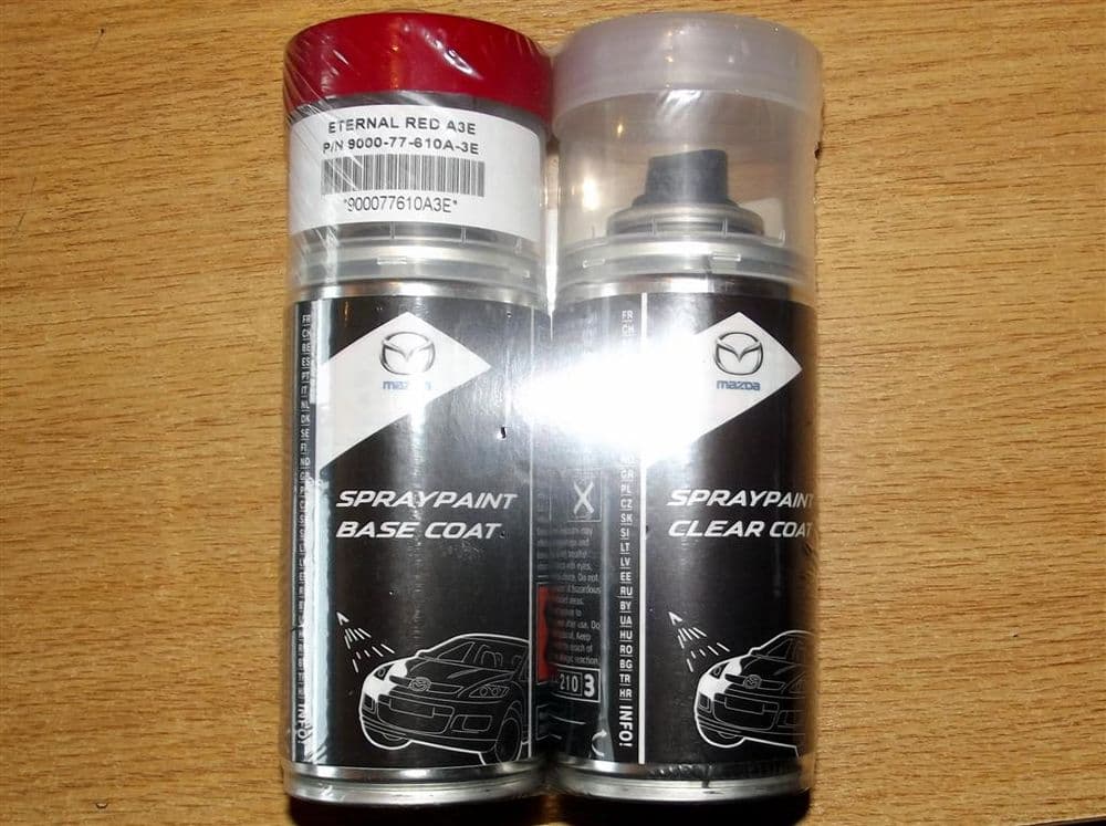 Paint spray kit genuine Mazda A3E Eternal Red