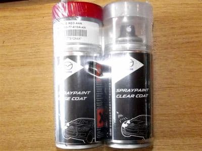 Paint spray kit, genuine Mazda, A4A, True Red