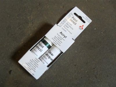 Paint touch up, Mitsubishi Liege Green metallic, G19