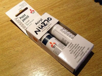 Paint touch up, Mitsubishi Medium grey mica, T12