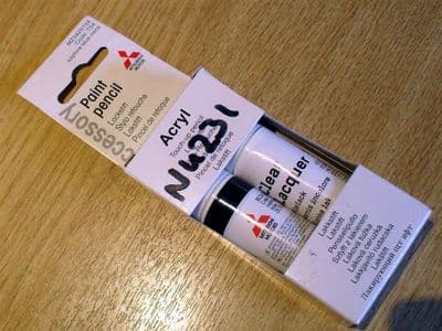 Paint touch up, Mitsubishi Sapphire blue mica, T64