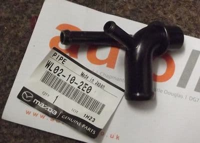 Pipe, coolant elbow, Mazda Bongo 2.5 TD, WL02102E0