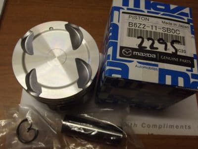 Piston, Mazda MX-5 1.6 mk1, +0.25 oversize, B6Z211SB0C