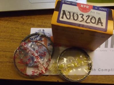 Piston ring set, Mitsubishi Pajero Jr, MD333098, NPR Japan
