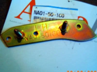 Plate, front bumper to wing, Mazda MX-5, l/h, left hand, NA01501C0