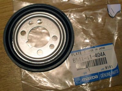 Plate, timing belt guide, Mazda MX-5 mk1 1.6 LWSC, 1989-90, B54111404A