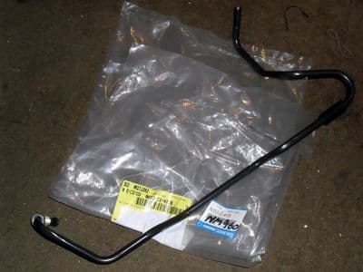 Power steering pipe, pressure #2, return to rack, Mazda MX-5 mk2, N05332460B