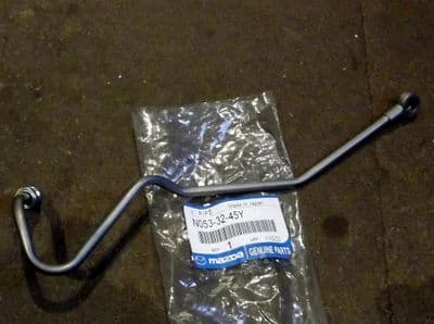 Power steering pipe, small, to rack, l/h, Mazda MX-5 mk2, N0533245Y