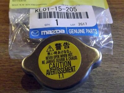 Radiator cap, MX-5 mk2 & mk2.5, Genuine Mazda, 1998-2005, KL0115205