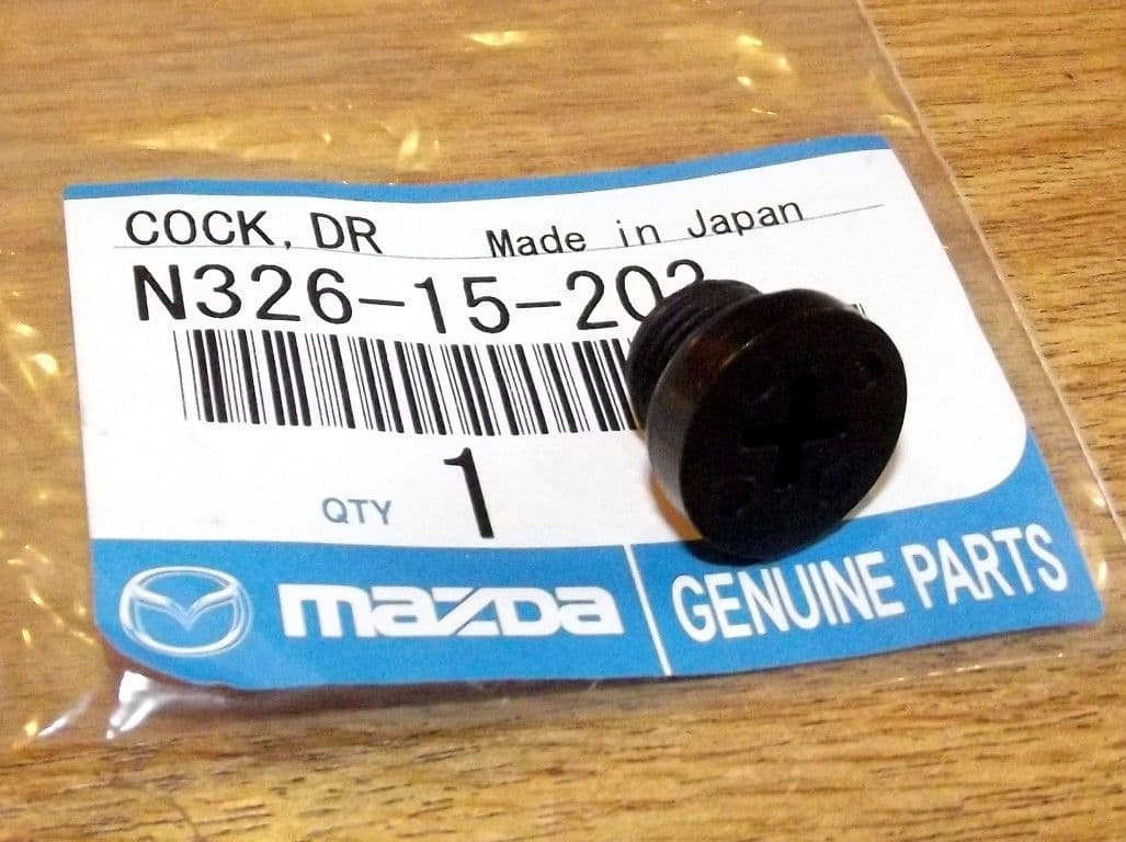 Radiator drain plug M12 Mazda MX-5 1 6 mk1 1989-93 N32615203