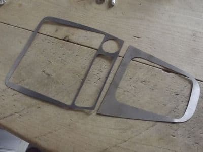 Radio frame tombstone & gearshift surround set, s/s, MX-5 mk2 mk2.5, JASS Performance - ex display