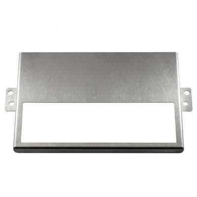 Radio mount blanking panel, brushed s/s, Mazda MX-5 mk2, JASS Performance
