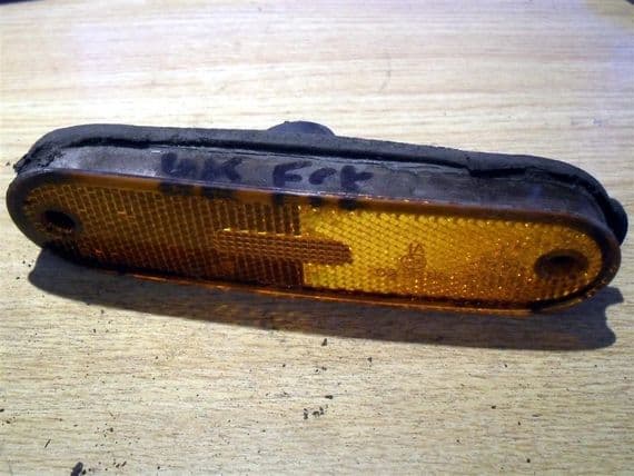 Reflector, front r/h, orange, Mazda MX-5 mk1 & mk2, right hand, USED
