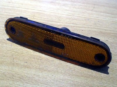 Reflector, rear l/h, orange, Mazda MX-5 mk1, mk2 & mk2.5, left hand, USED