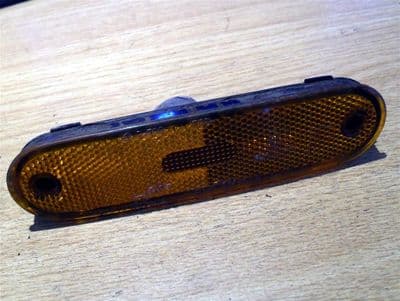 Reflector, rear r/h, orange, Mazda MX-5 mk1, mk2 & mk2.5, right hand, USED