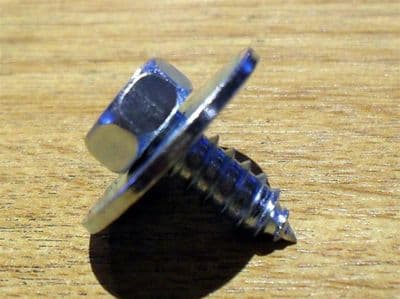 Screw, air guide to undertray, Mazda MX-5, self tapping, 90845-0616