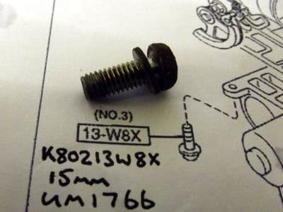 Screw, Idle Speed Control Valve, 15mm, Mazda MX-5 mk1 1.8 ISC, K80213W8X, USED