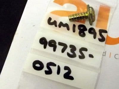 Screw, MX-5 mk2 tool tray, demist duct, 997350512, USED