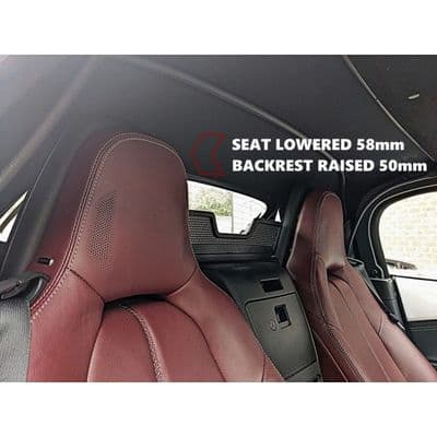 Seat backrest raising kit, MX-5 mk4 ND, L/H, JASS Performance