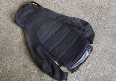Seat cover, back, r/h, black cloth, Mazda MX-5 / Roadster mk1 high back, 89-93, right hand, USED 07
