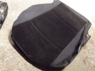 Seat cover, base, l/h, black cloth, MX-5 / Roadster mk2, 1998-2000, USED 10