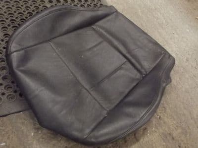 Seat cover, base, l/h, black leather, MX-5 / Roadster mk1 & mk2, 1993-00, USED 04
