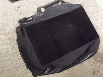 Seat cover, base, r/h, black cloth, MX-5 / Roadster mk2, 1998-2000, USED 09