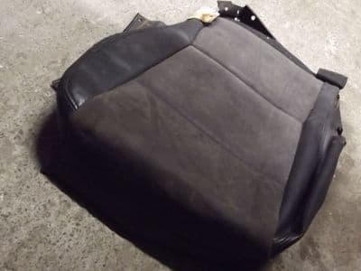 Seat cover, base, r/h, black leather, alcantara centre, MX-5 Roadster mk1 & mk2, 1993-00, USED 08