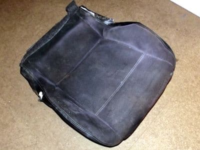 Seat cover, base, r/h, blue suede, MX-5 / Roadster 1.8 mk1 G-Limited, 1993-98, USED 01