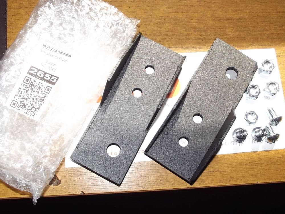 Seat lowering brackets 1