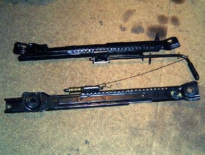 Seat runners, Mazda MX-5 mk1, left hand, l/h, passenger side, USED