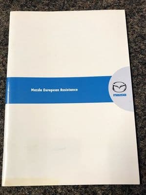 Service book European Assistance, Mazda MX-5 mk2.5, 07/2002, 810077525, USED